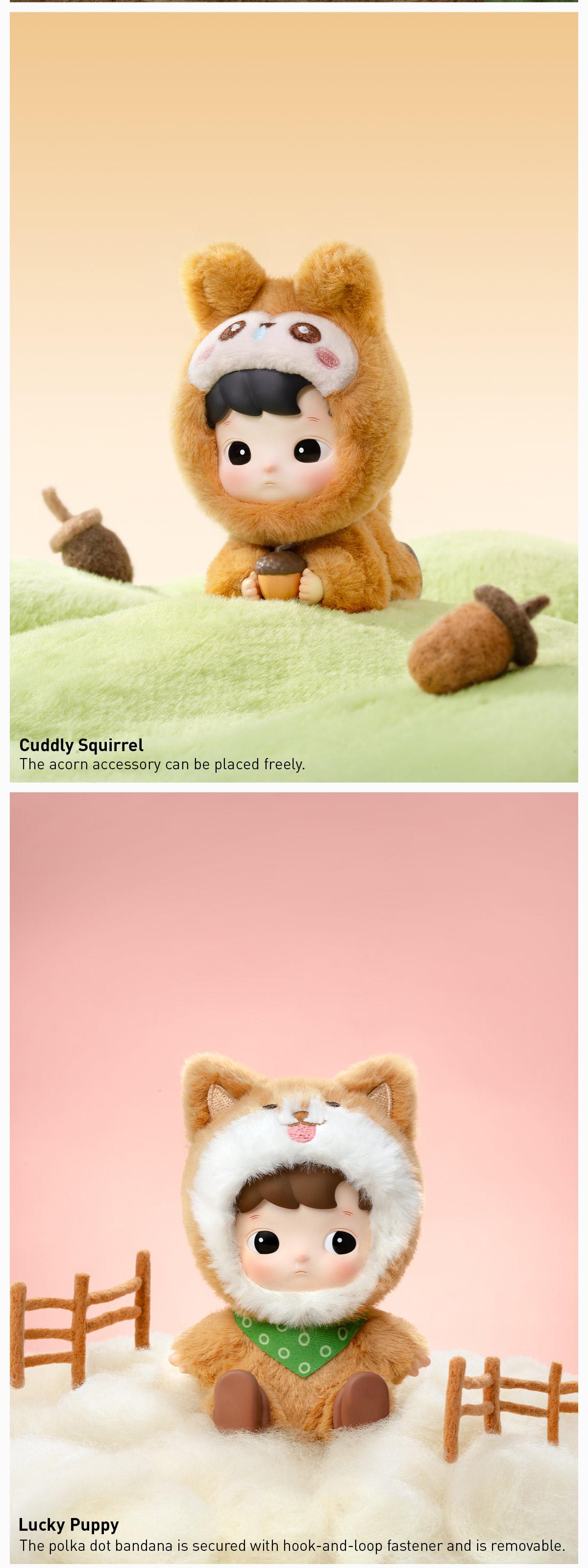 POP MART HACIPUPU Snuggle With You Series Figures, Blind Box, Mystery Box