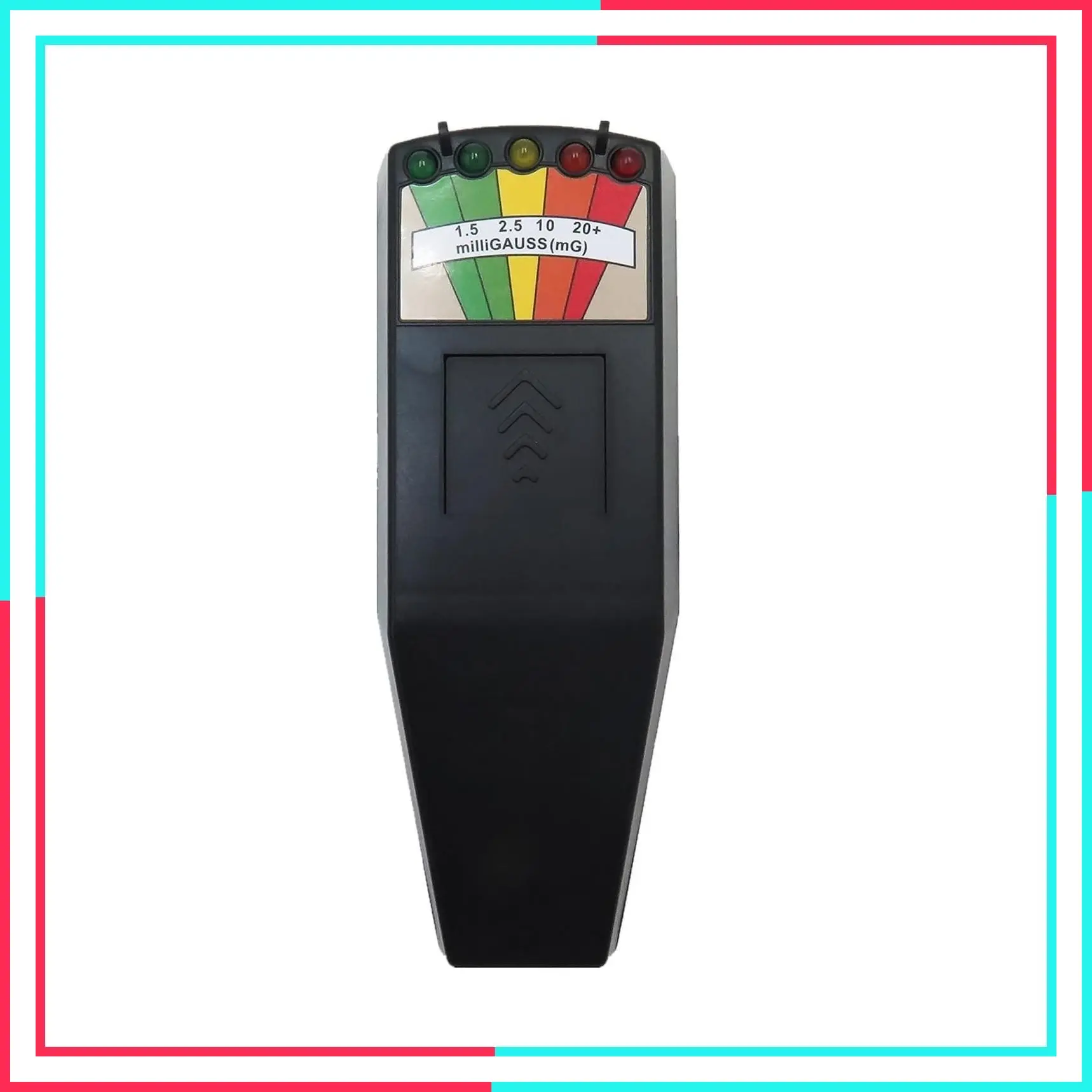 Handheld 5-LED EMF Reader Magnetic Field Detector for Ghost Hunting