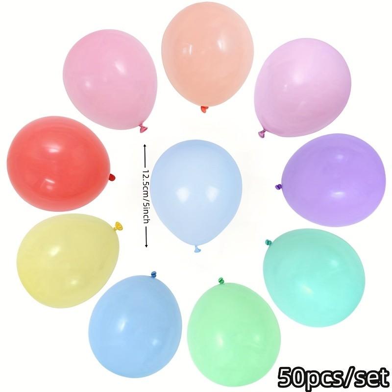 50pcs Blue Balloons, 12.5cm Colorful Latex Balloons (, Blue, ), Perfect for Birthdays, Weddings, Anniversaries, Parties