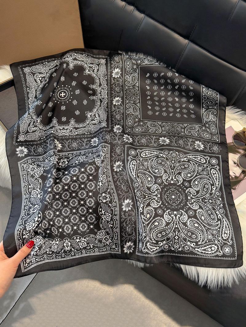 Women's Square Scarf, Casual Soft Comfortable Bandana for Women, Fashion Accessories for Daily Wear