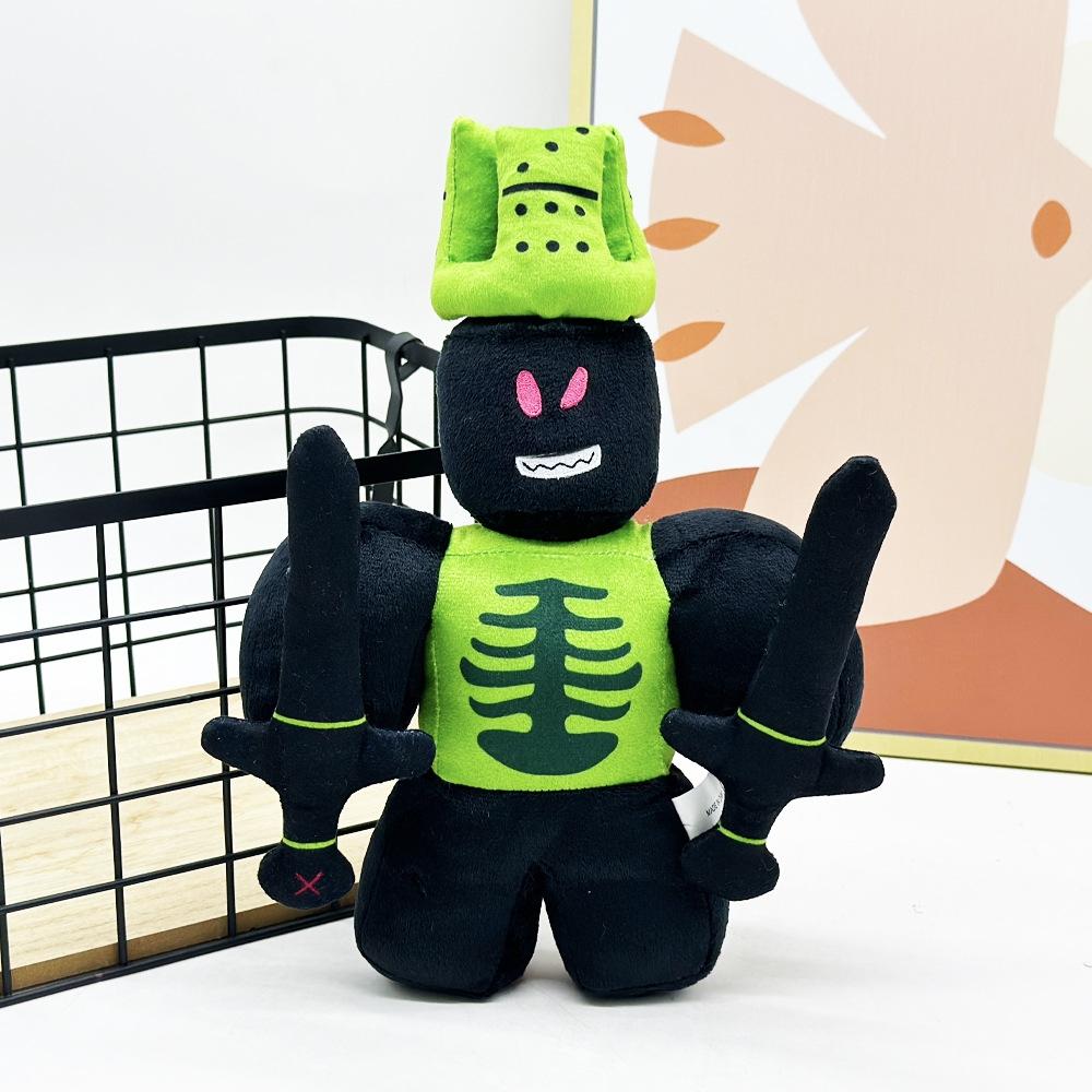 Forsaken Chance 1x1x1x1 Plush Toy Stuffed Animal, Featuring A Dark-Themed Dual-Sword Knight Design, Highly Faithful To The Game Character. A Must-Have For Game Fans, Perfect For Home Decoration, Gifting, Or As A Cushion.