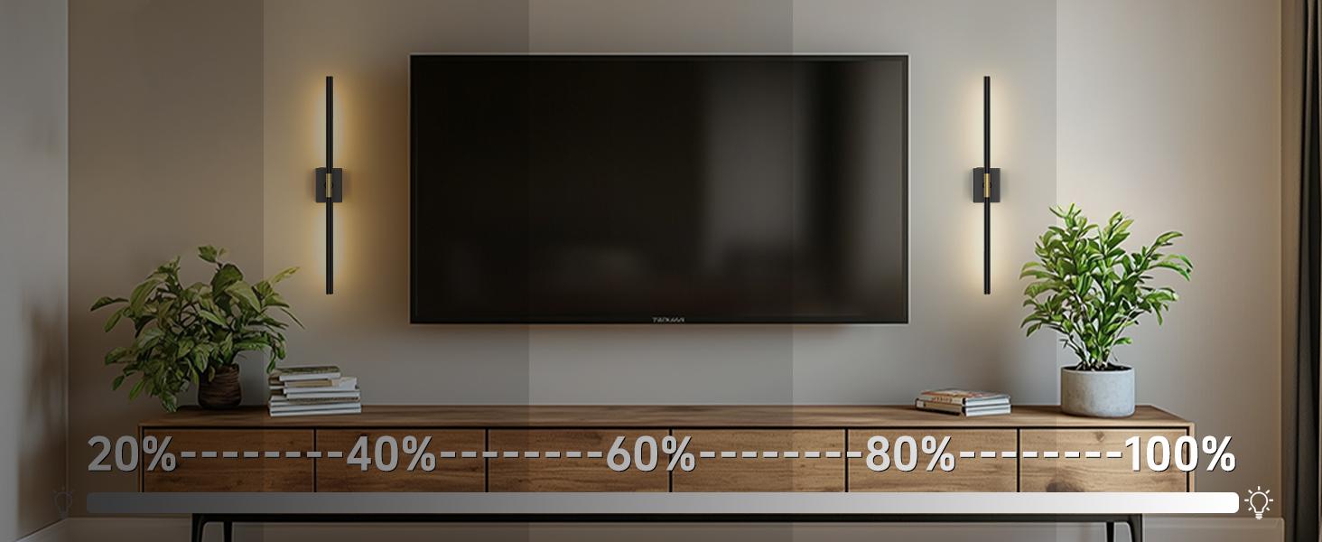 Battery Operated Wall Sconces w/ Remote Control Set of 2 | 31.5 inch | Upgrade 10000mAh | 3000K-6000K LED Wireless Wall Light for Bedroom, Picture Lights for Wall, Hallway, Background Wall Battery Operated Wall Sconces w/ Remote Control Set of 2 | 31.5 inch | Upgrade 10000mAh | 3000K-6000K LED Wireless Wall Light for Bedroom, Picture Lights for Wall, Hallway, Background Wall