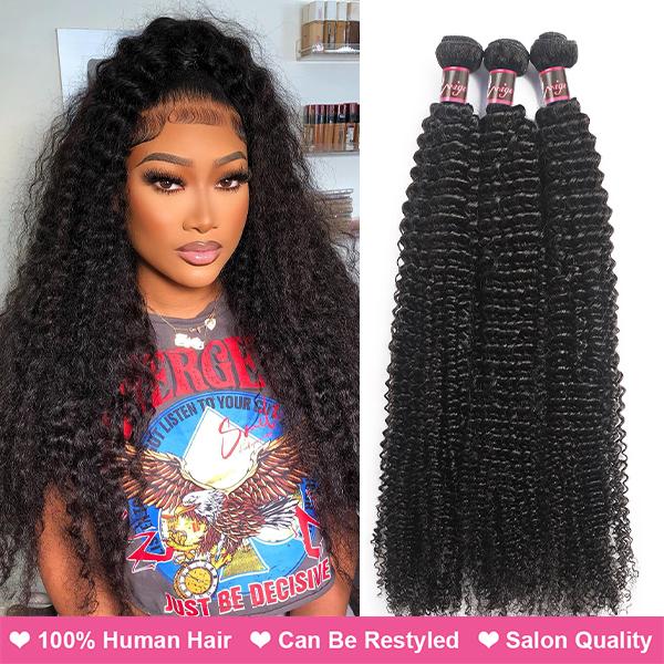 Deep Wave Bundles Virgin Human Hair Weave Bundles 100g/pc Natural Color Remy Hair Weave Extensions TikTokShopBlackFriday