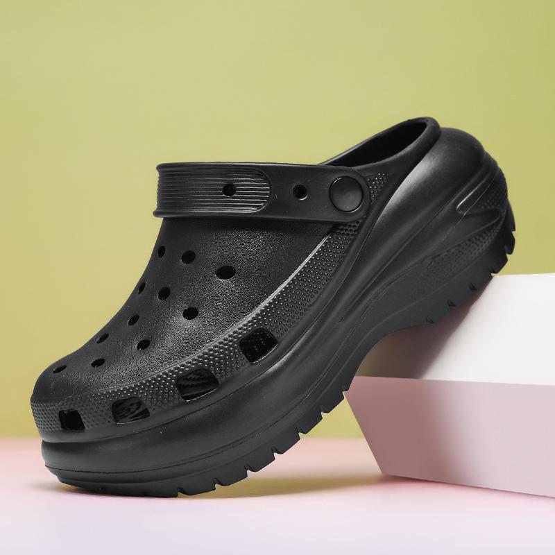 Classic Thick Sole Cloud Shoes for Men and Women, Eva Material, Casual Style, All Seasons, Solid Pattern, Less Than Ankle Height