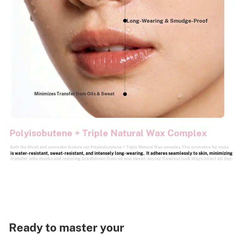 【I WAWA】Stain Concealer & Blush Palette (5 Colors) | Flawless Skin in One Palette