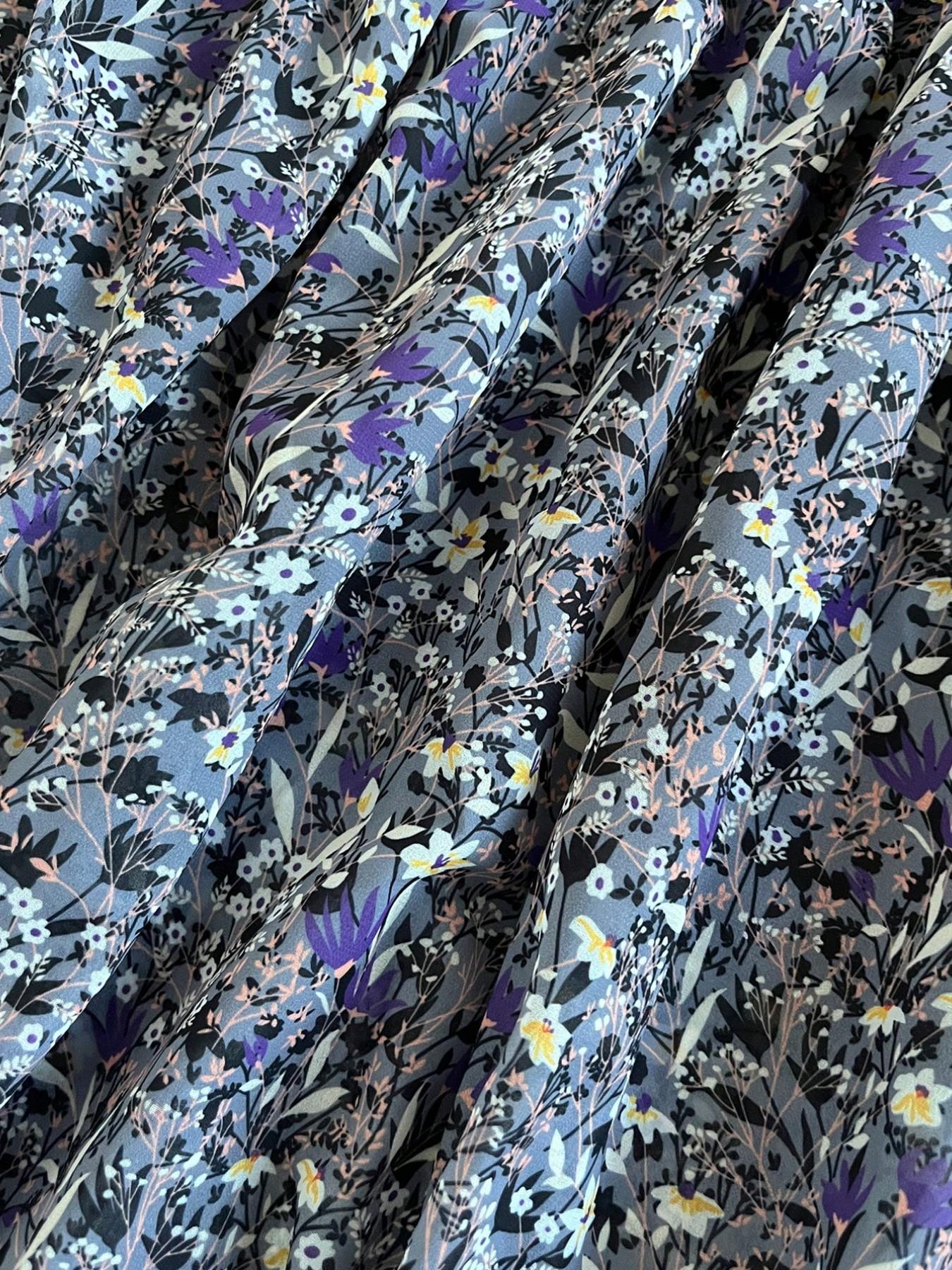 Women's Ditsy Floral Midi Skirt, Casual High-Waisted A-Line Design, Loose Fit Long Skirt for Spring & Fall, Elegant Vacation Style
