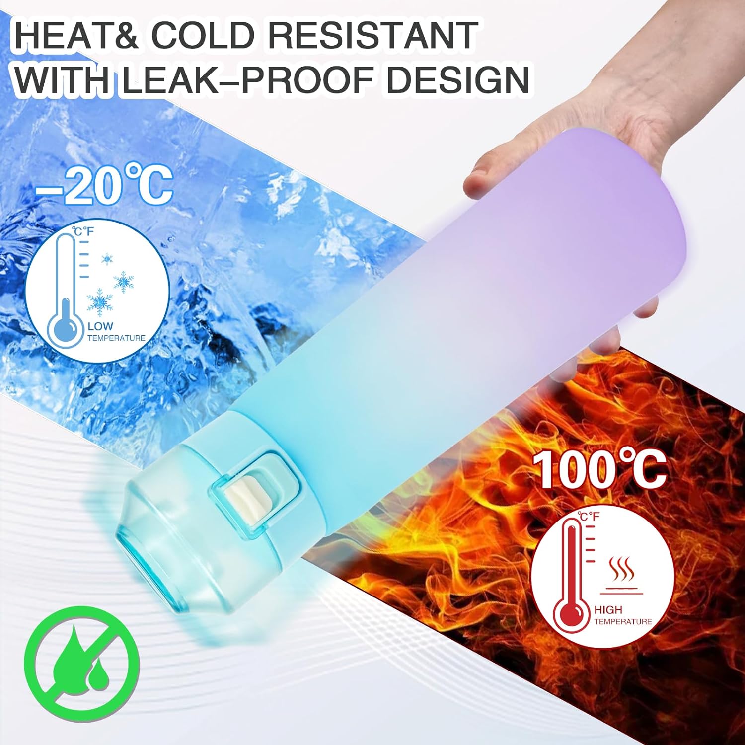 Up® Original Gen2 Personalized Fruit Flavor Water Bottle, Includes 7 Fruit Clips, Converts Plain Water to Flavored, Healthy Drinking for Youngsters & Students