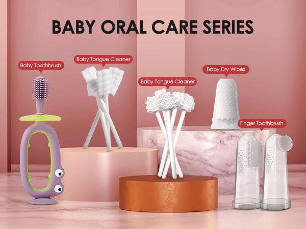 Baby Toothbrush Disposable Oral Cleaner,Baby Oral Cleaner Newborn, 32 Count