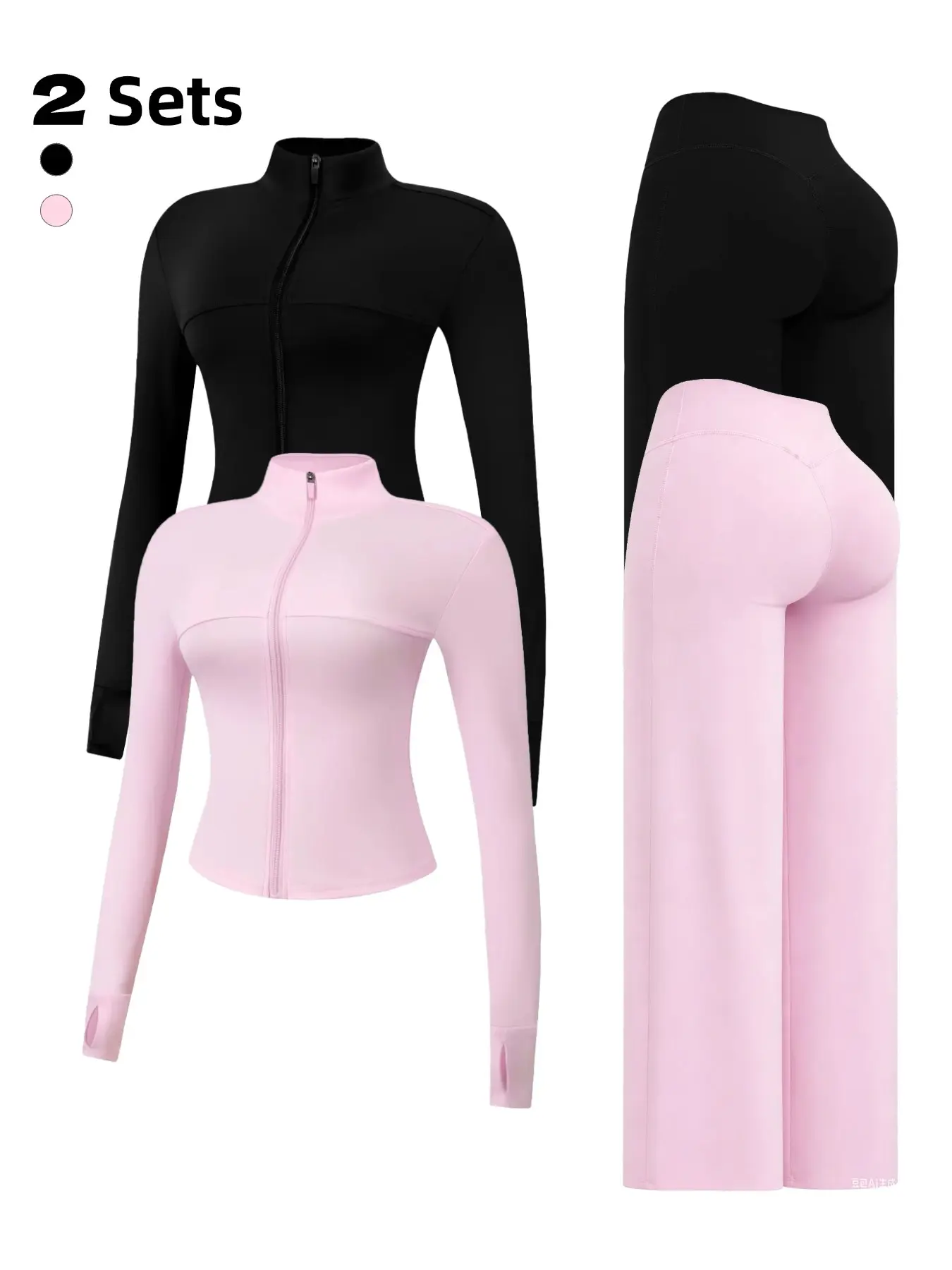 Black and pink