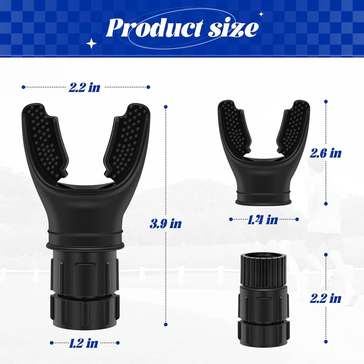 Portable Respiratory Trainer-Exercise Device,Respiratory Muscle Training| Easy to Cleanl Adj  ustable Resistance,Black Home Workout Gymnastics