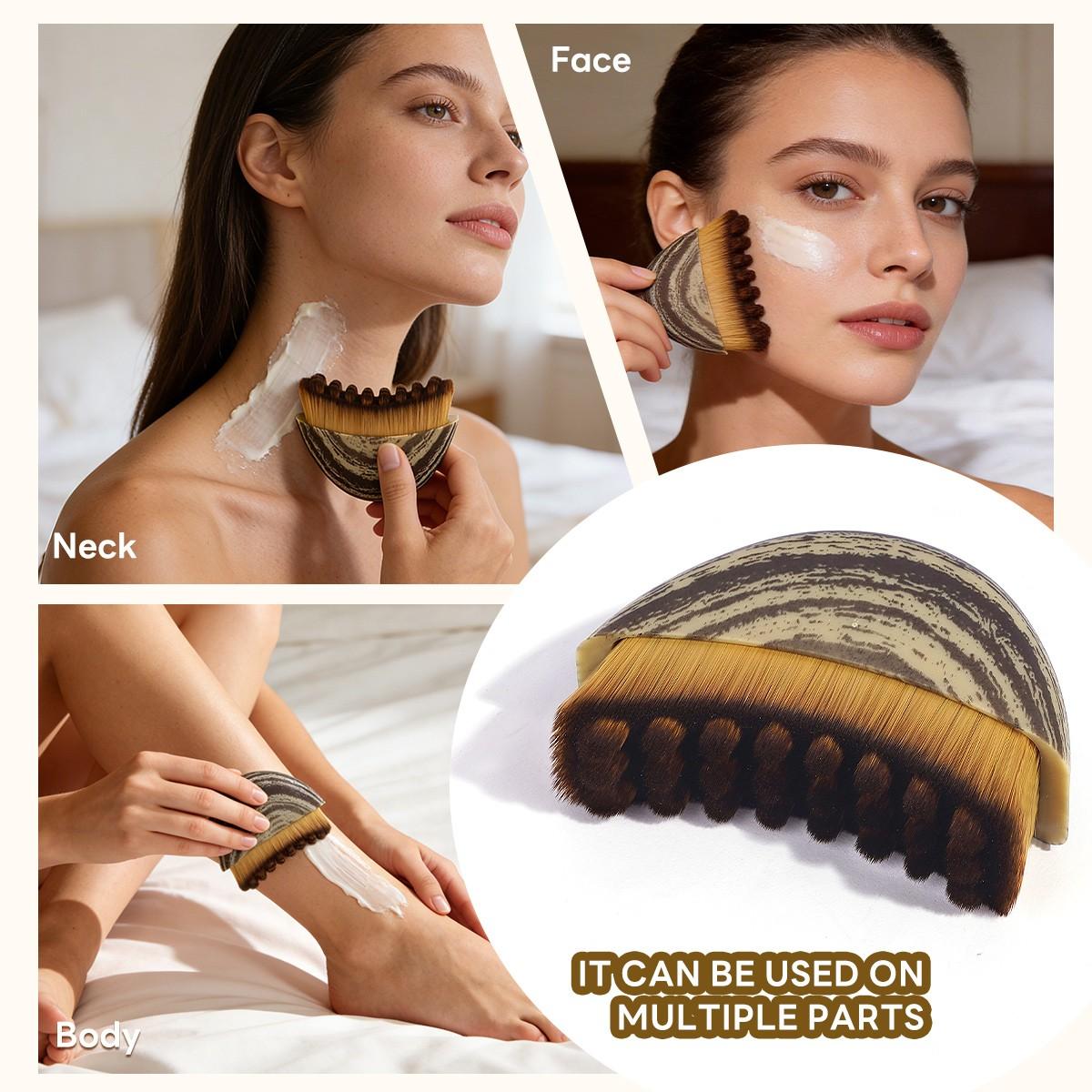 Maange Makeup Brush Set with Storage Box, Lymph Contouring Brushes, Essential Beauty Tools, Perfect for Daily Use