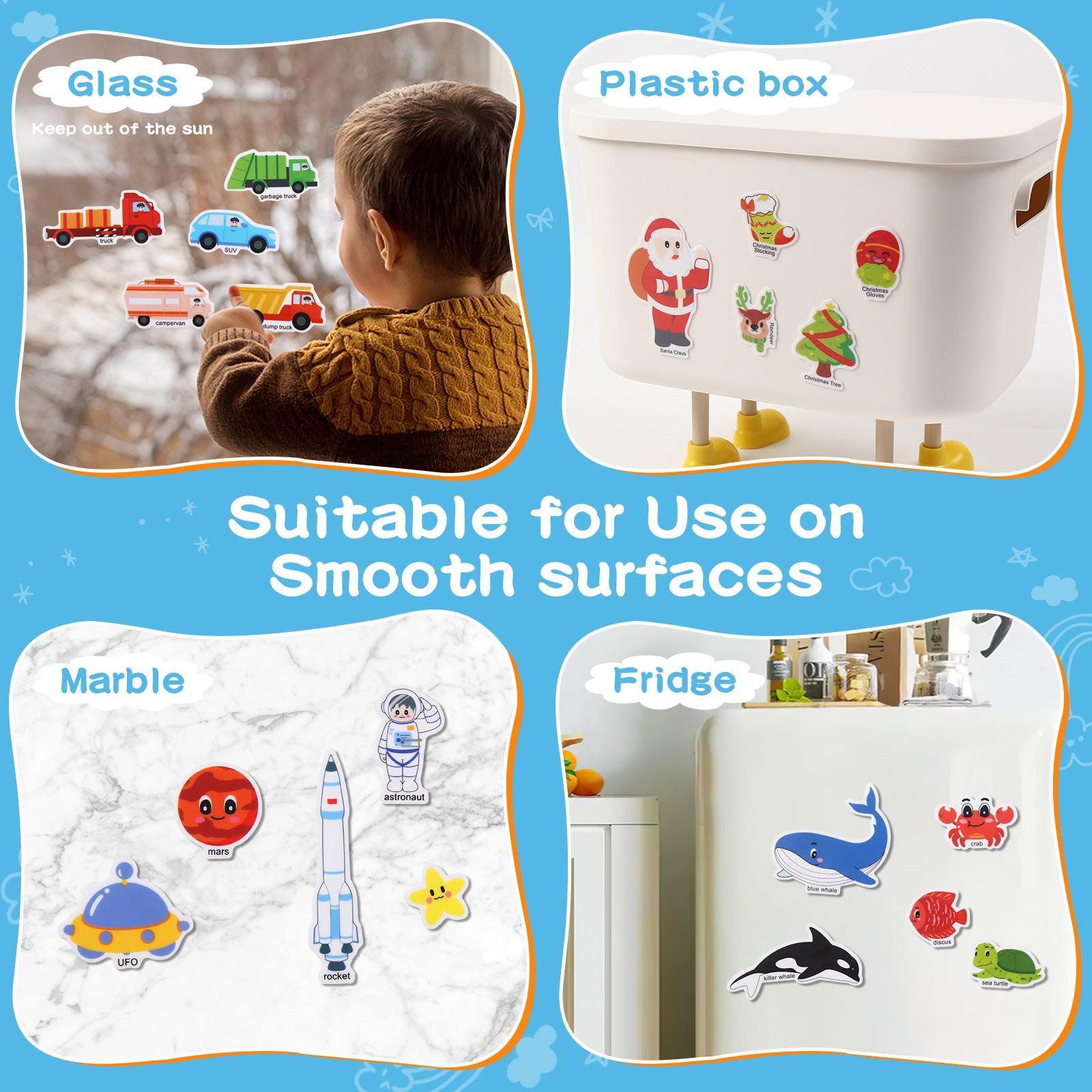 Jelly Stickers DIY Reusable Quiet Book Kids Sticker Art Early Education Toy,No Ca Prop 65 Warning