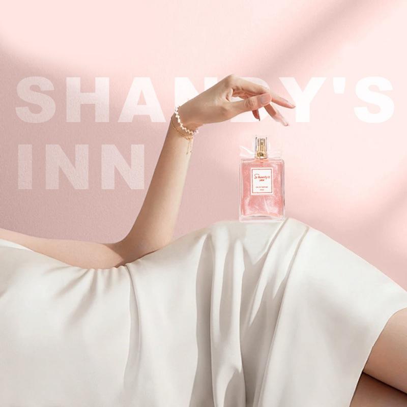 50ML Women's Perfume, Long-Lasting Fresh Rose Scent, Elegant Ladies' Fragrance Gift, Trendy Party and Daily Use, Portable and Happy Mood, Floral Scents Perfume