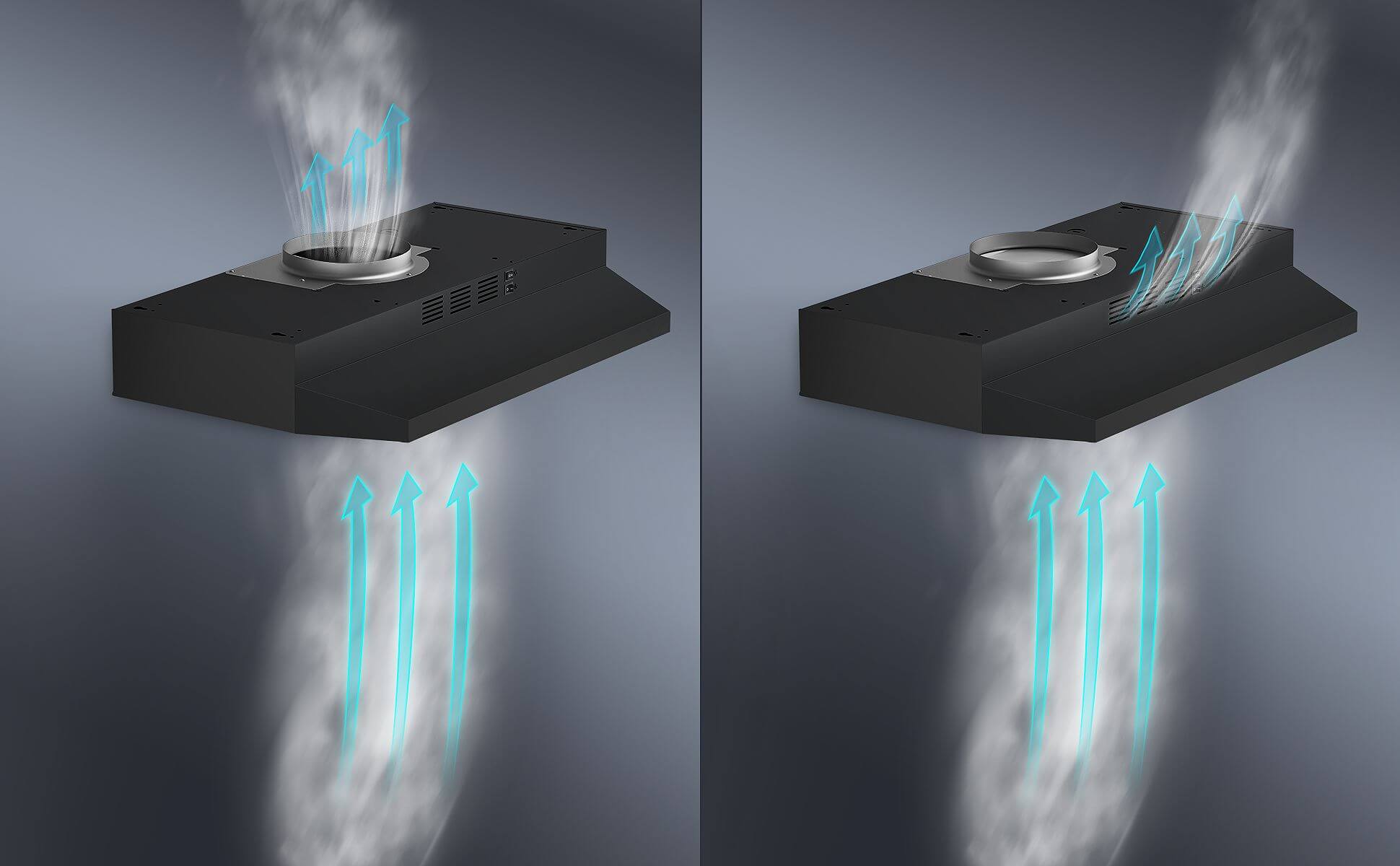 SNDOAS 30 inches Efficiency Ducted/Ductless Convertible Under Cabinet Range Hood, 230CFM Black Kitchen Stainless Steel Hood Vents with 2 Speed Exhaust Fan, USGF3976BK vent hood Durable Led Grease Filter Odor Control Energy Saving SNDOAS 30 inches Efficiency Ducted/Ductless Convertible Under Cabinet Range Hood, 230CFM Black Kitchen Stainless Steel Hood Vents with 2 Speed Exhaust Fan, USGF3976BK vent hood Durable Led Grease Filter Odor Control Energy Saving