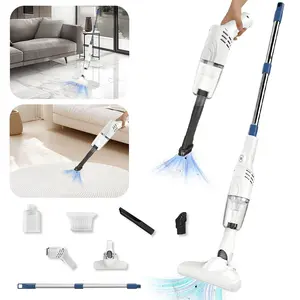 Portable Cordless Stick Vacuum Cleaner, 2-in-1 Handheld Design, 6000Pa Powerful Suction, USB Rechargeable for Home, Car, Hair Cleaning#Summervibes