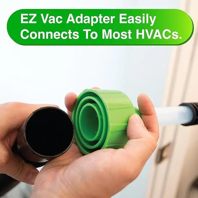 AC Drain Line Cleaner Adapter, HVAC to PVC AC Drain Line Cleaning Tool, Universal Fit, Drain Clog Remover & Unclogger, Clear Visibility