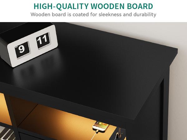 Yitahome Farmhouse TV Stand for TVs Up to 65 Inch, Entertainment Centre with Power Outlet, TV Shelf with Storage Cabinet, Television Stands for Living Room, Media Console, 59"