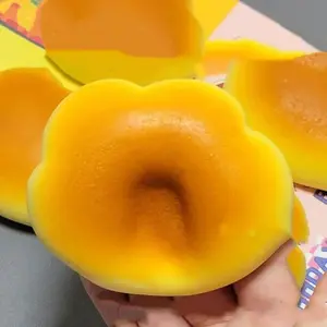 HOT 2026 Caramel Color Cloud Bread Slow Rebound Pinch Music Decompression Vent Toy squishy Decompression