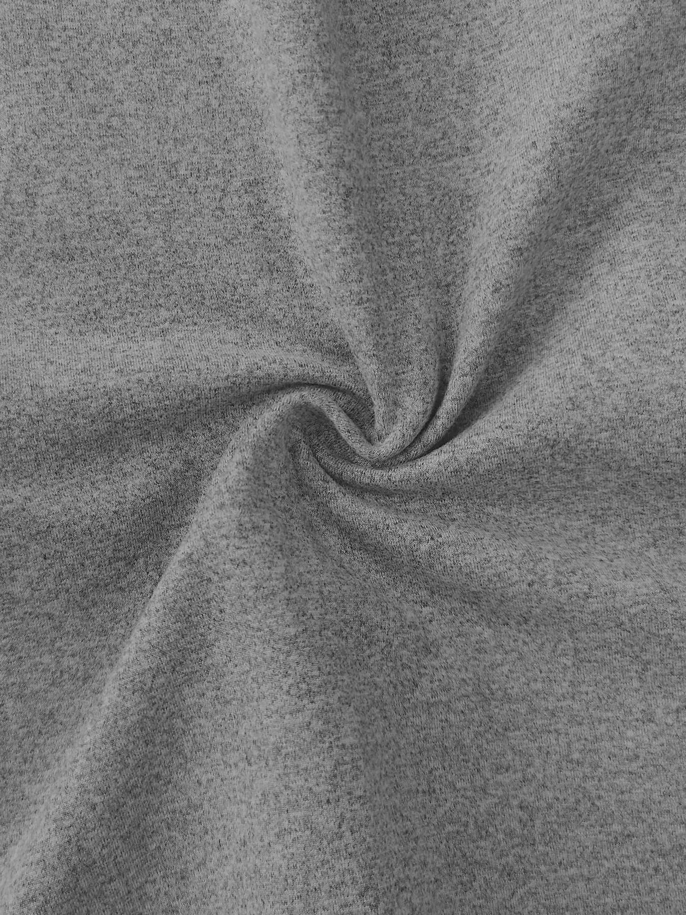 Women's Casual Fitted Crop Top Set, Long Sleeve Plain Sporty Gym Exercise Activewear, pantsuit，long johns，Two-Piece Long Pants Suit for Spring & Fall Seasons