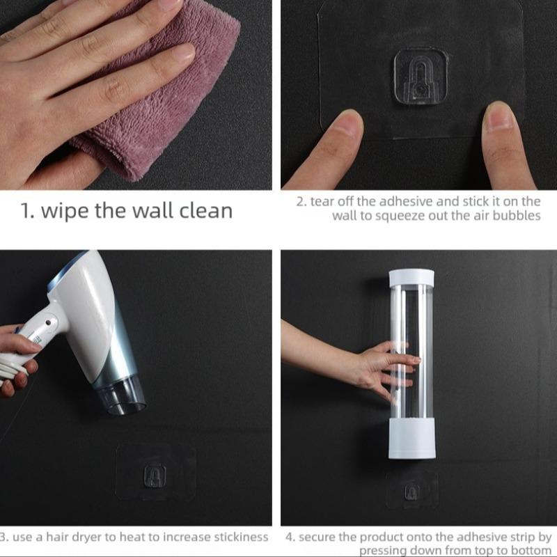 1pc Wall Mounted Disposable Paper Cups Holder, Dispenser Automatic Cup Storage Rack, Cups Holder For Water Dispenser, Cups Container, Kitchen Supplies