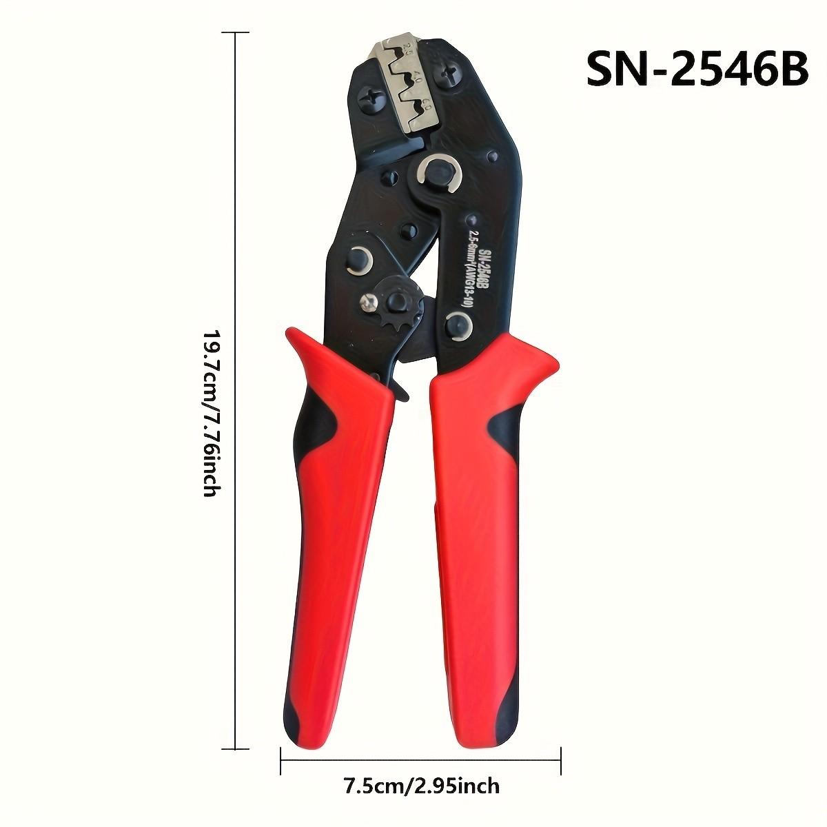 Upgraded Solar Crimper Sn-2546b for Mc4, 2.5-6mm², Tpr+PP Handle, Hand Tools, Durable Design, Ideal for Outdoor Use