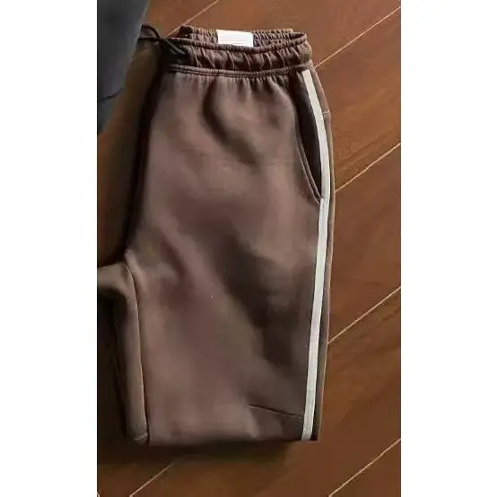 Deep coffee pants