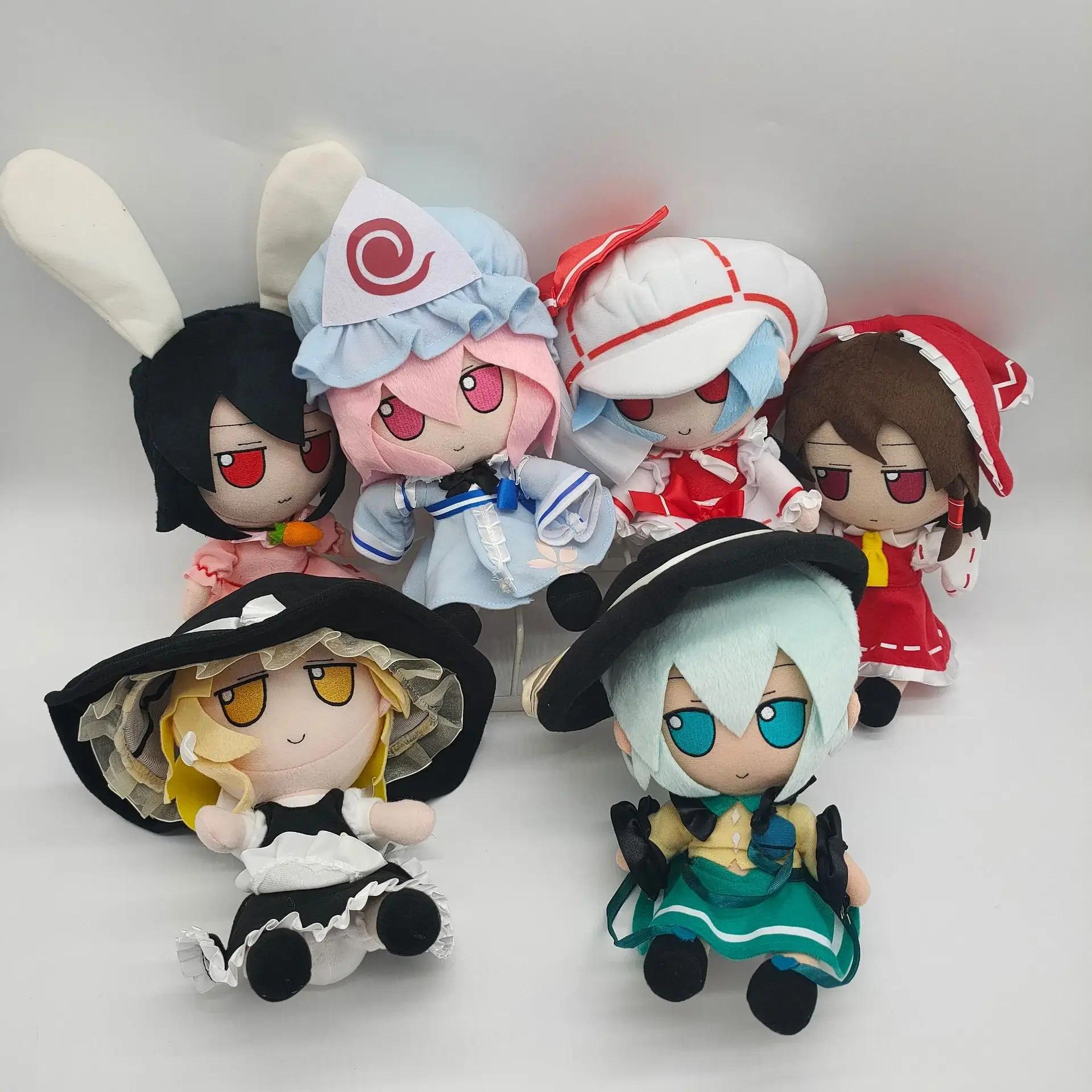 20CM Anime TouHou Project Smoke Plush Toys Kochiya Sanae Izayoi Sakuya Lolita Stuffed Dolls Plushie Pillow Figure Christmas Gift