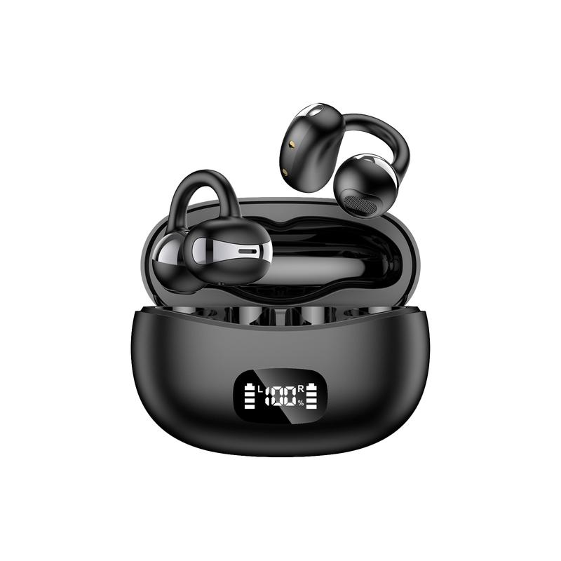 Noise-Canceling Bluetooth-compatible Earbuds, Long Battery Life, Ipx-5 Water Resistant, Ergonomic Design, LED Display, Wireless Connectivity