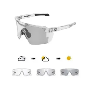 Color-changing Z87+ polarized safety glasses, unisex oversized retro UV400 Y2K aviator glasses, perfect for fishing, golf, cycling, driving, and sports