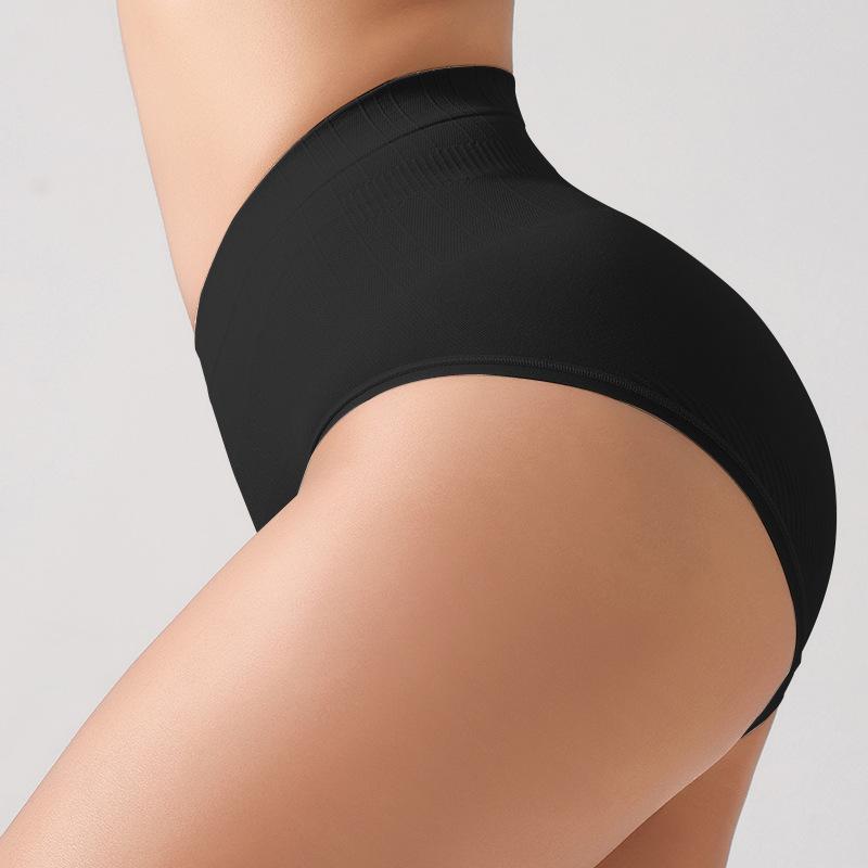 Women's Seamless Cotton Crotch Mid Rise Briefs Solid Sexy Panties for Young Girls