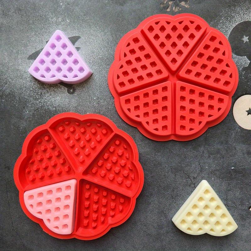 Easy Release Waffle Silicone Mold - Perfect for Baking Lattice Biscuits and More