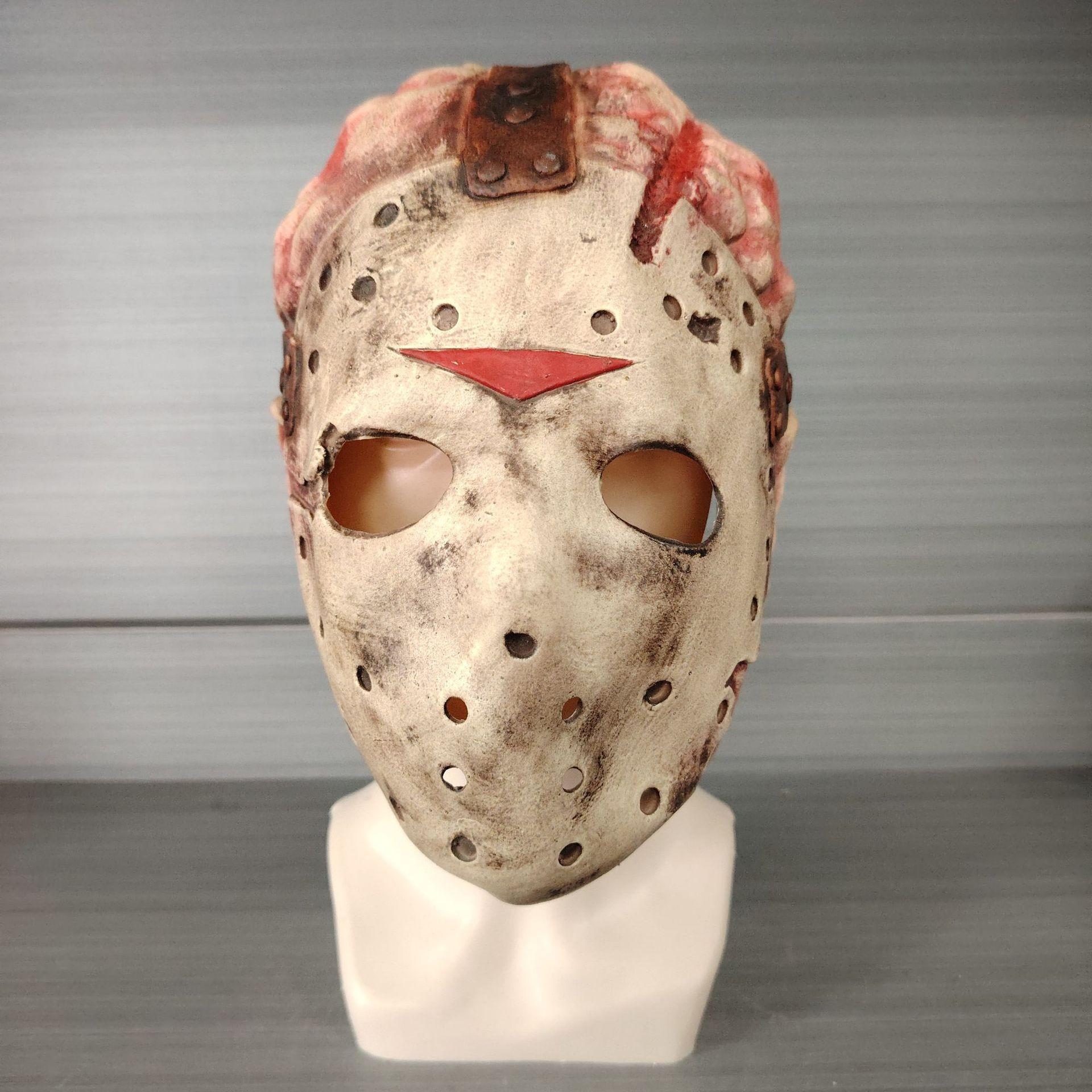 Halloween Horror Mask Set, Jason Mask + Scream Mask, Latex Cosplay Props, 2 Pieces, Perfect for Halloween Parties and Events