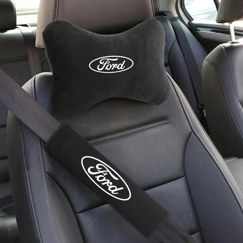 Car Headrest Neck Pillow Brace, Head Support Neck Rest, Car Shoulder Pad, Auto Seat Head Neck Rest Cushion, for Ford Ranger S-Max Focus Galaxy