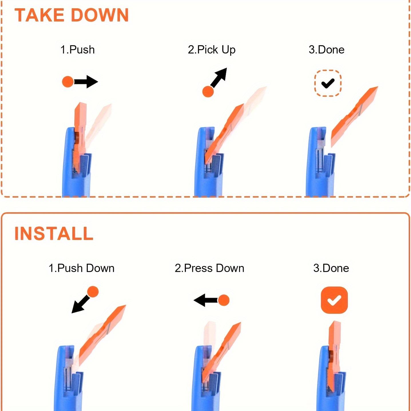 22-Piece Multi-Functional Rubber Scraper Set, Durable Plastic Cleaning Spatula, Reusable Household Tool, Easy Grip Handle, Modular Design