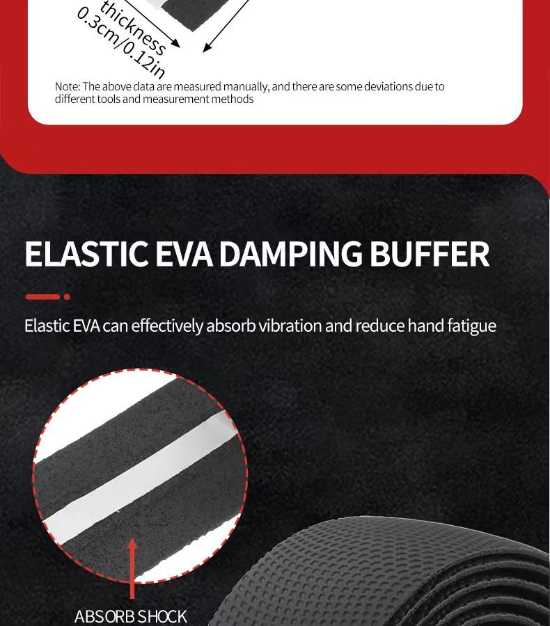 1pcs Road Bike Handlebar Tape, Silicone Bicycle Strap, Anti-Slip Shock Absorption, Mountain Bike Accessories, Outdoor Cycling Gear