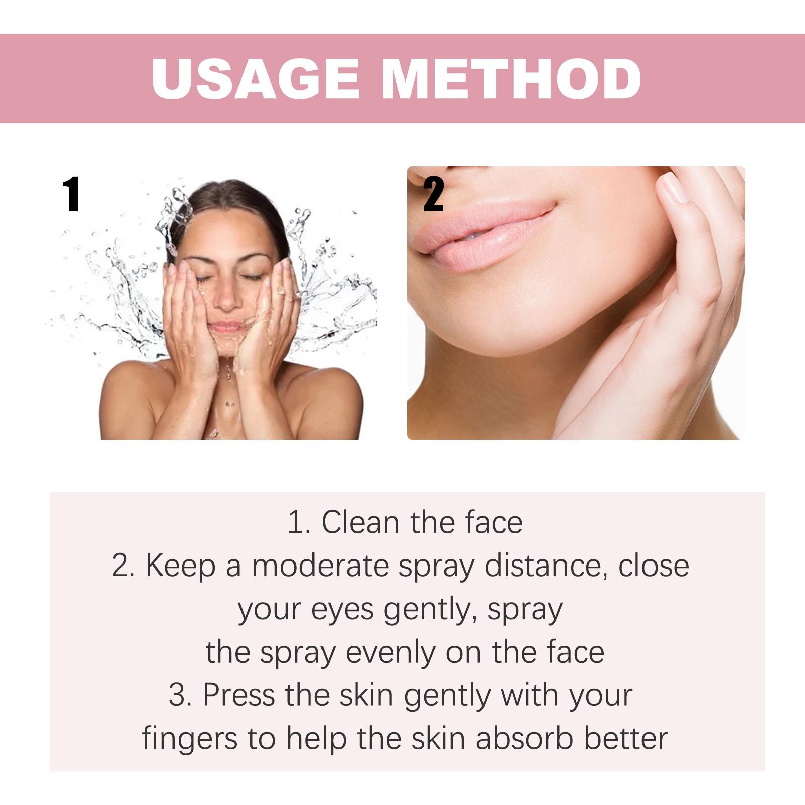 HOYGI Rose Water Moisturizing Facial Mist Spray & Hydrating Toner | With Hyaluronic Acid, Rose Flower Extract, Glycerin & Sodium PCA | Deep Hydration, Pore Minimizing, Soothe Redness, Oil Control | Mild Non-Irritating Formula for Sensitive Skin, Improves