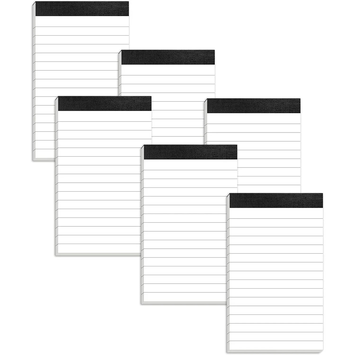 6 Pack Small Notepads Refills Memo Pads 3 x 5 Inch Lined Writing Note Pads | 3x5 Note Pad Paper 30 Sheets in Each Pad Mini Pocket Notebook Refills for Taking Notes and Reminders Organization Planning