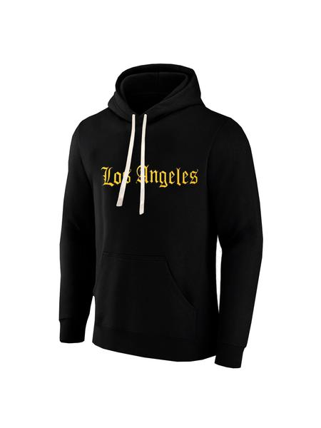 Men's & Women's Fleece Hoodies, Casual Loose-Fit Thick Fabric,Los Angeles Embroidered, Pullover Hooded Sweatshirt Perfect for Fall Winter Daily Wear