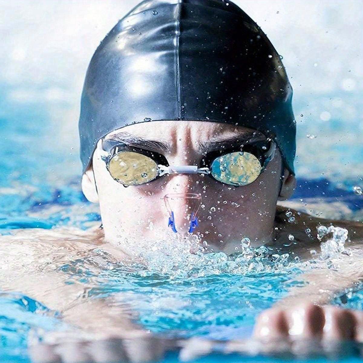 6pcs waterproof silicone swimming nose clips, soft nose protection for surfing and swimming, lightweight and comfortable swimming accessories