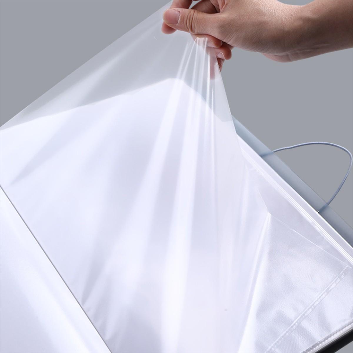 Random Color A4 Size Clear File Folder Pocket, Document Organizer for Students, Art Supplies Storage, School Essentials