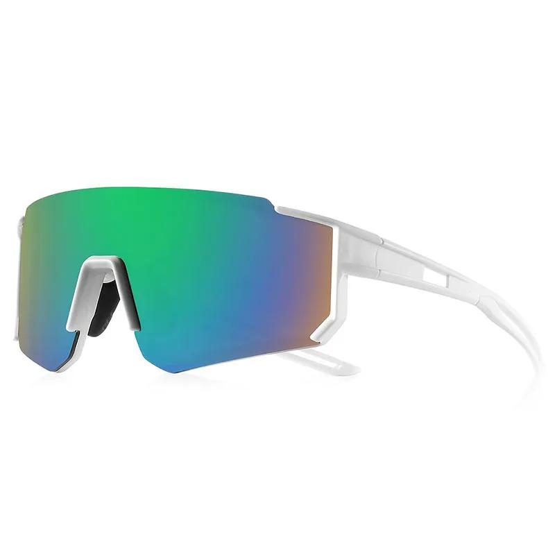 Oversized Men's Unisex Wear Sunglasses with Polarized Lens, UV400 Glass, Windproof Anti-Glare, Large Frame Eyewear for Cycling, Driving, Everyday Use