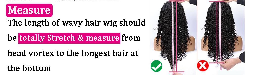 [26‘’ Deep Wave=$135] Tahikie 13x6 Deep Wave Curly Wigs Human Hair Pre Plucked Pre Cut HD Lace Wigs Ready And Go 7x6 Glueless With Drawstring One-Step 13x6 HD Frontal Lace Curly Wave/ Body Wave/ Kinky Curly / Water Wave Natural Hairline