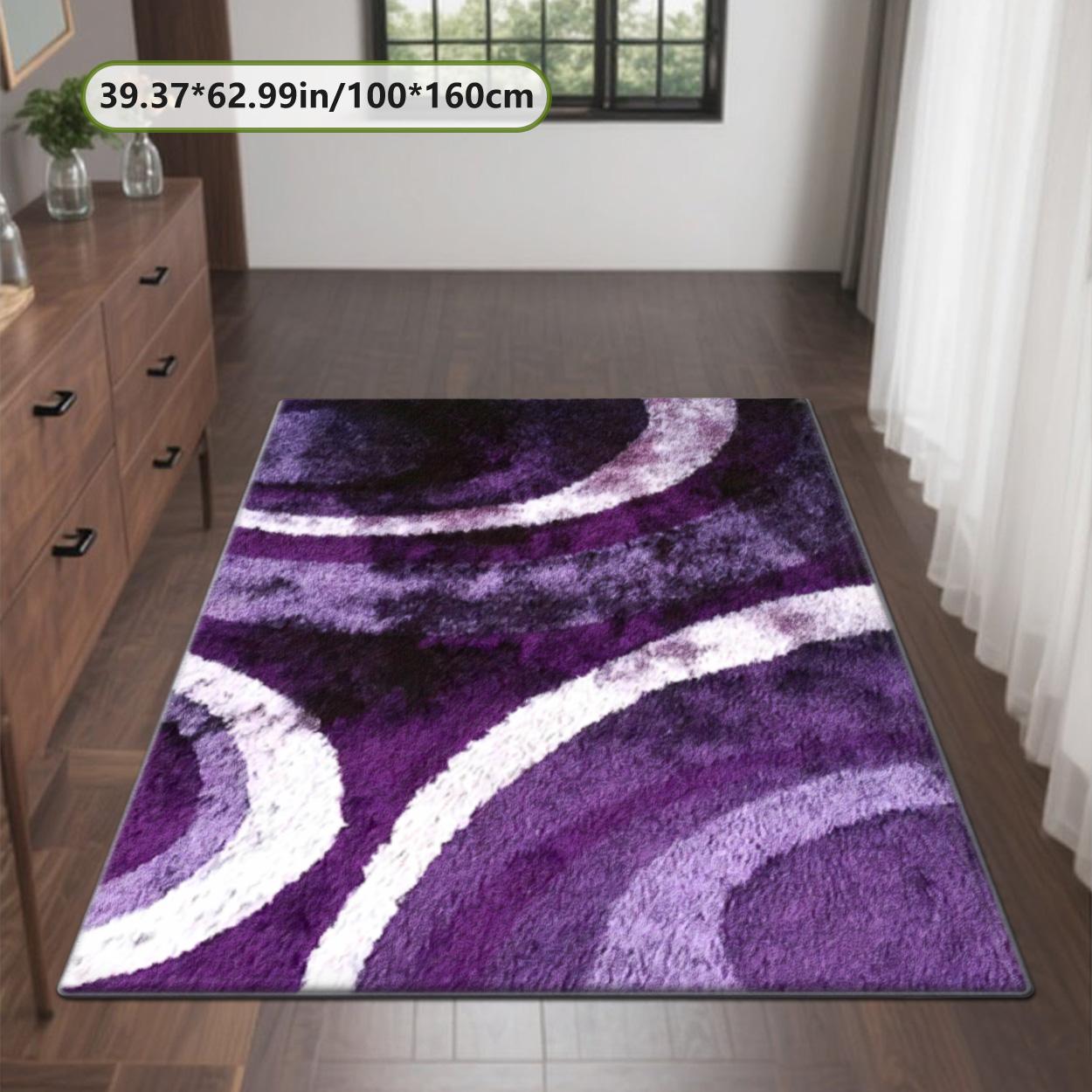 Velvet soft and comfortable patterned printed carpet, Shaggy Area Rug, Living Room Rug, suitable for multiple scenarios, available in various sizes, soft and non-shedding.