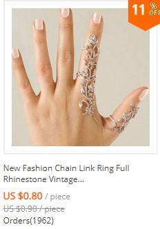 Punk Women/Men Two Fingers Rings Personality Hip Hop Stainless Steel Brass Knuckles Fashion Ring Jewelry