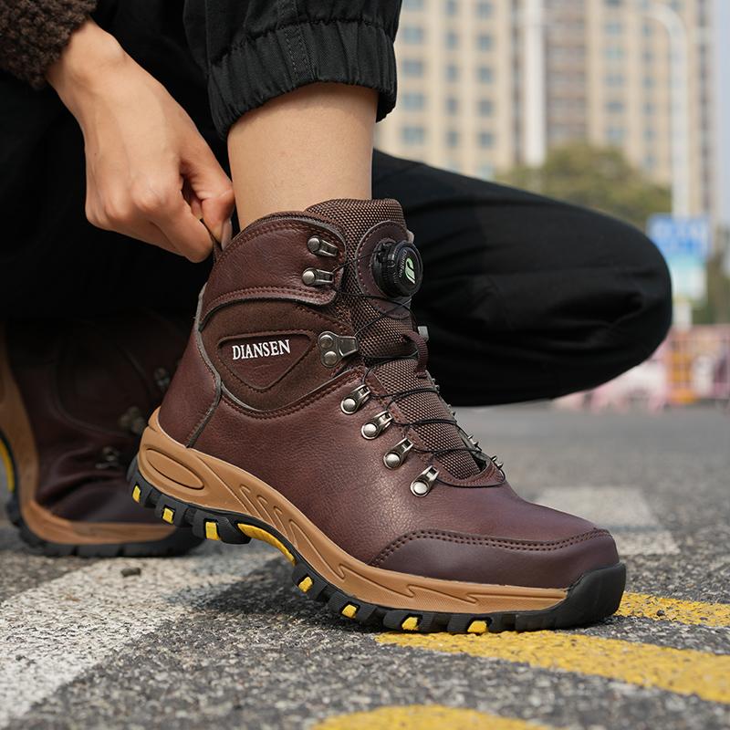 Work Boots Indestructible Safety Shoes Men Steel Toe Shoes Puncture-Proof Sneakers Non Slip Work Shoes New Fashion Rotary Buckle Protective Boots Construction Work Shoes Work Boots Indestructible Safety Shoes Men Steel Toe Shoes Puncture-Proof Sneakers Non Slip Work Shoes New Fashion Rotary Buckle Protective Boots Construction Work Shoes