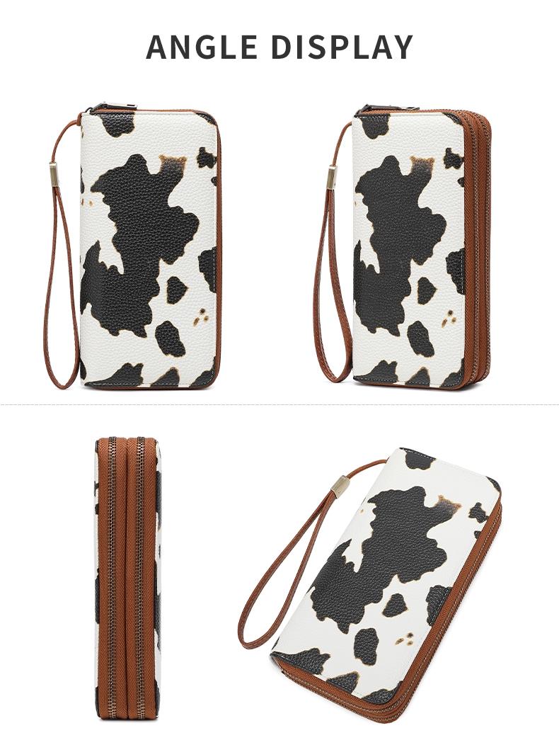 Women's Vintage Zipper Long Wallet With Floral Print, Multi-Functional Fashion Handbag With Large Capacity, Zipper Phone Pouch For Women Wallet Purse Wallet Wristlet Wallet, Fashionable Versatile Purse