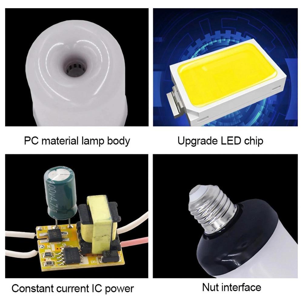 Efficient LED Flame Light, Flickering Fire Effect Bulb with E27 Base, Energy Saving 2835 SMD for Home Yard Bar Cafe Halloween Christmas Decor