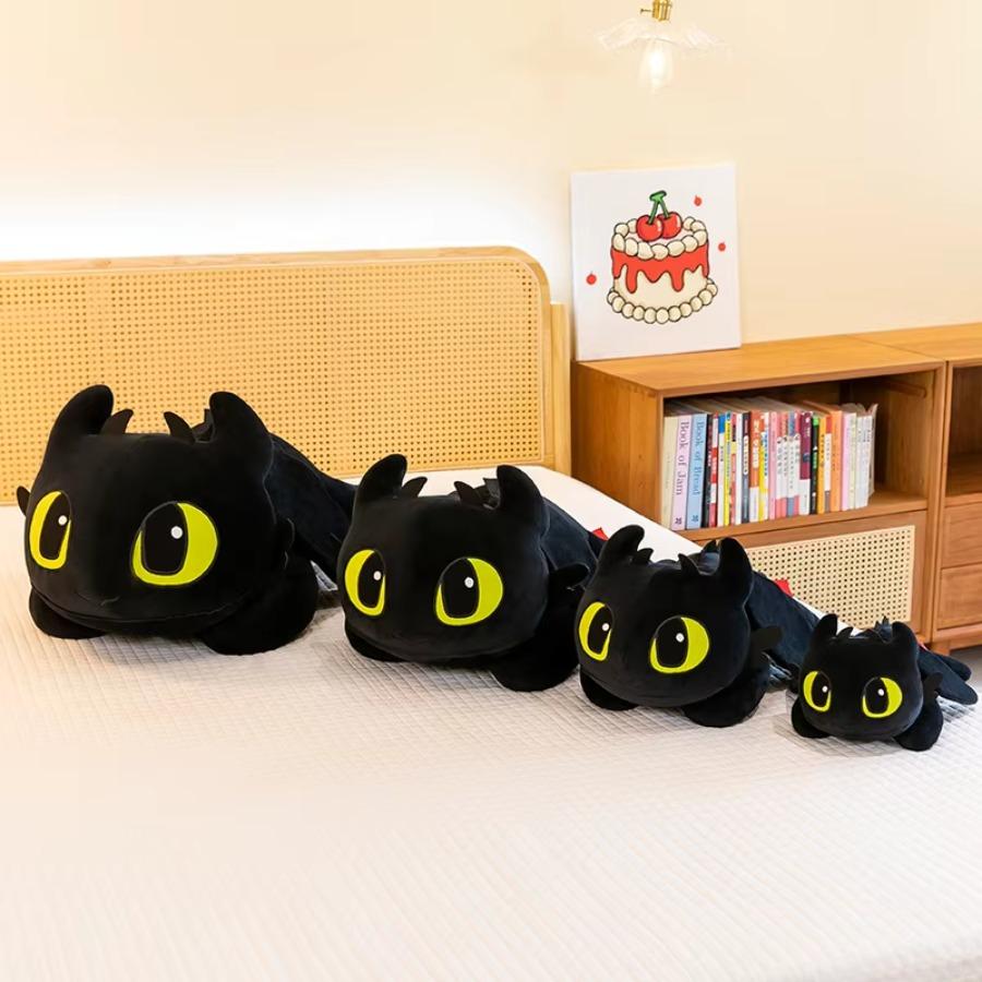 Dragon Plush Body Pillow Large Cute Cartoon Soft Adorable Stuffed Cushion Soft Stuffed Animal Soft Decorative Body Pillow Anime Sleeping Back Cushion Gift Extra Soft Fluffy