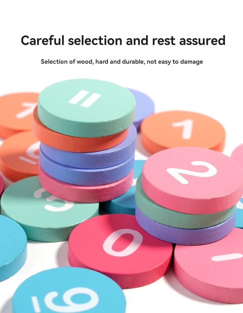 Educational Toy for Young Learners, Basic Arithmetic Learning Tool, Fun Math Games & Activities, Child Development Aid, Math Learning Tools