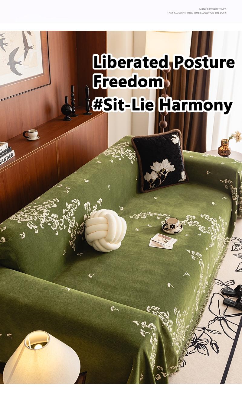 Viral Hit Vintage American Country Style Chenille Sofa Cover & Throw | Soft and Skin-Friendly, Cat Scratch Proof, Universal Home Decor for Living Room, Bedroom & Office | All-Season Pet-Friendly Sofa cover Sofa Couch Covers